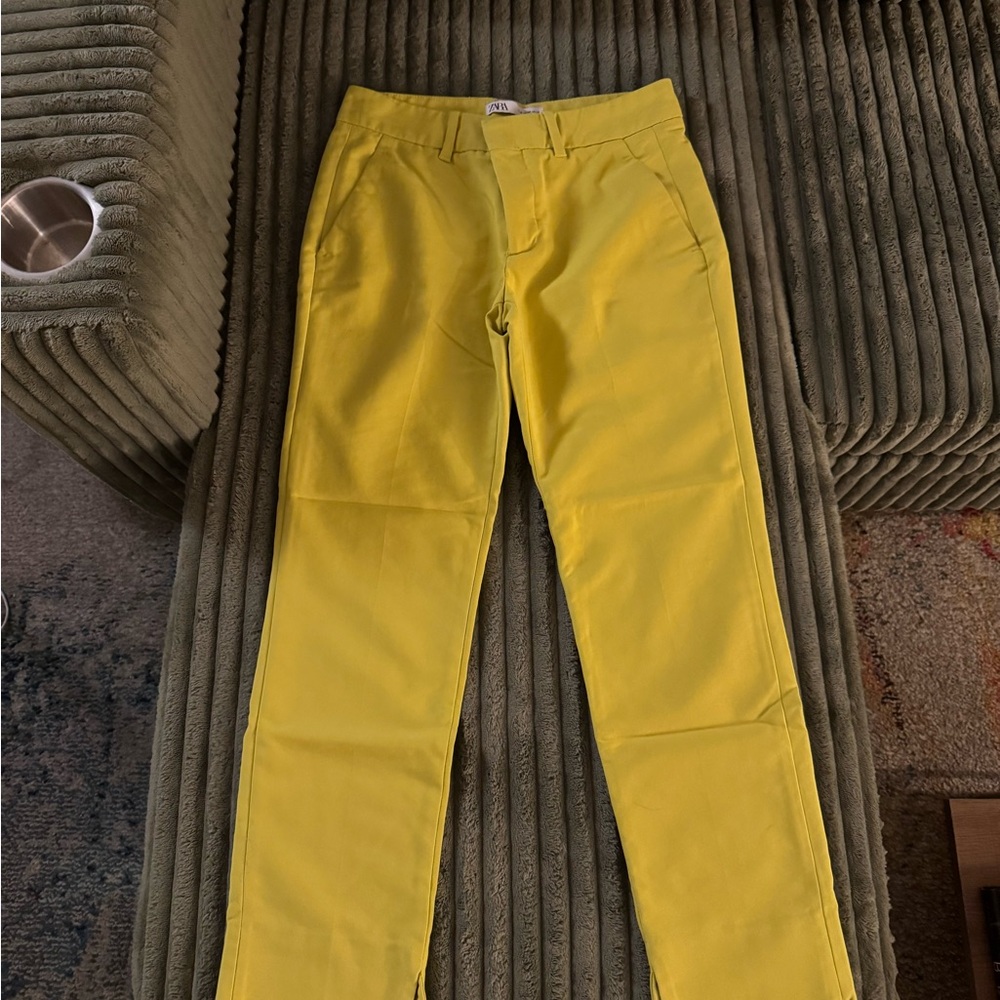 Zara Bright Yellow Women’s Slacks
